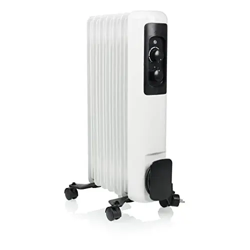 Produktbild: Tristar Ölradiator KA-5177 – 3 Heizstufen: 600-900-1500 Watt Einstellbarer Thermostat 7 Heizrippen, Wieß