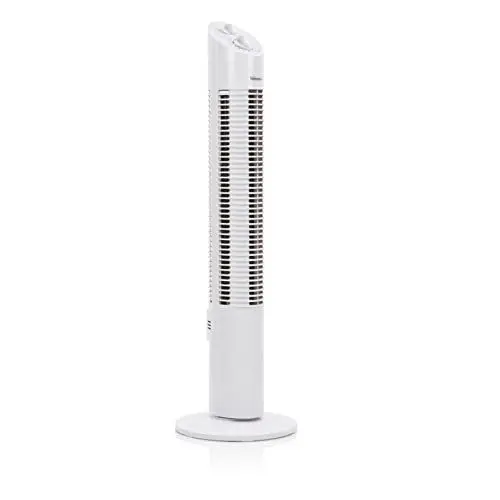 Produktbild: Tristar VE-5905 Turmventilator – 73 cm – 3 Geschwindigkeiten – mit Timer-Funktion – Oszillierend, Weiß
