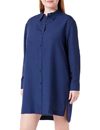 Produktbild: Triumph Women's Beach MyWear Boyfriend Tunic sd Überwurf für Schwimmbekleidung, True Navy, 40