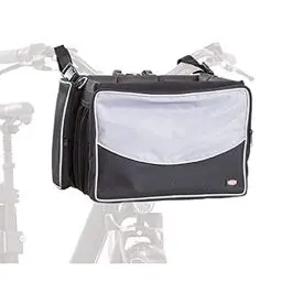 Produktbild: TRIXIE 13106 Front-Box für Fahrräder, 41 × 26 × 26 cm, schwarz/grau