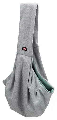Produktbild: TRIXIE 28948 Junior Fronttasche, hellgrau/Mint, L 9 x B 30 x H 45 cm