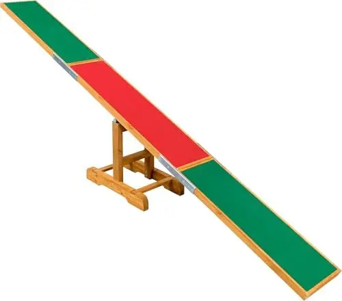 Produktbild: TRIXIE Hunde Agility Wippe - Hunde Wippe für fortgeschrittene Hunde Hindernis Parcours - witterungsbeständige Hunde Agilitäts-Rampe - für Balance & Selbstvertrauen - 300 × 54 × 34 cm - 3213