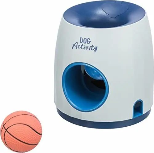 Produktbild: TRIXIE Hundespielzeug Intelligenz Dog Activity Strategiespiel „Ball & Treat“ – Anspruchsvolles Intelligenzspielzeug für Hunde zur Beschäftigung 17x18cm, tierschutzkonform - 32009