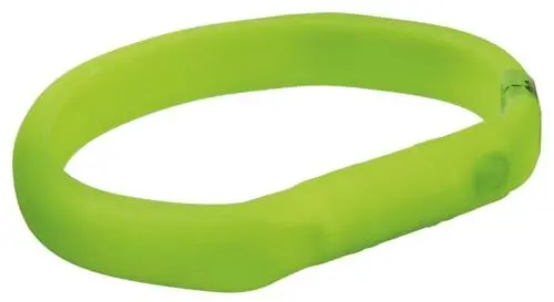 Produktbild: TRIXIE Leuchthalsband für Hunde M-L grün – Leuchtendes Hundehalsband, ideal für Spaziergänge im Dunkeln – Aufladbar und individuell einstellbar - 12684