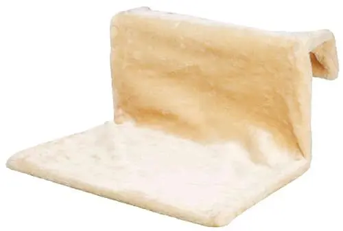 Produktbild: TRIXIE Liegemulde für Heizkörper - verstellbarer Halterung - zwischen 10 - 12 cm - Plüsch-Bezug - für gängige Heizkörper - bis 5 kg - Bezug waschbar bis 30 °C - 48 x 26 x 30 cm - 43201