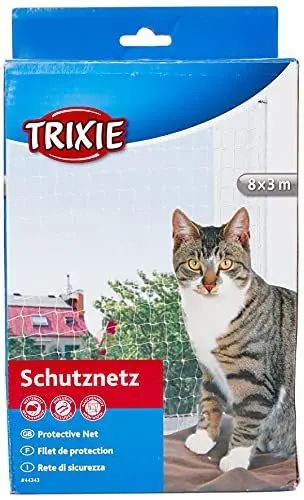 Produktbild: Trixie 44343 Schutznetz, 8 × 3 m, transparent