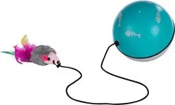 Produktbild: Trixie 4564 Turbinio Ball mit Motor und Maus, ø 9 cm