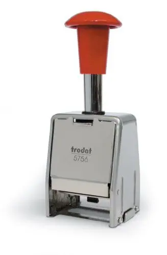 Produktbild: Trodat 86624 Ziffernstempel Metall fortlaufend automatisch selbstfärbend 8 x verstellbar 5,5 mm Stellen