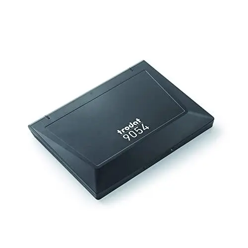 Produktbild: Trodat 9054 Handstempelkissen Groß, 21 x 14,8 cm, Getränkt, Farbe Schwarz, 9054Schwarz