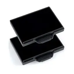 Produktbild: Trodat Ersatzkissen 6/58 für Professional 5208, 5480, 5274, 5474, 55418, 55512 und 5485 – Farbe Schwarz, 2er-Pack