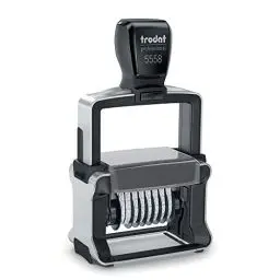 Produktbild: Trodat Professional 5558 Nummernstempel 8 Bänder, Selbstfärbend, 5 mm Schrifthöhe, Abdruck schwarz