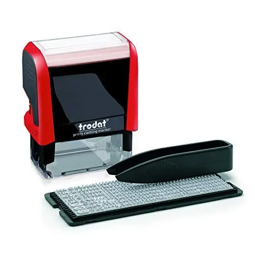 Produktbild: Trodat Textilstempel zum Selbst Setzen Printy 4911, Abdruck Schwarz, 3 Textzeilen 51 49611, 24 x 15 x 2 cm