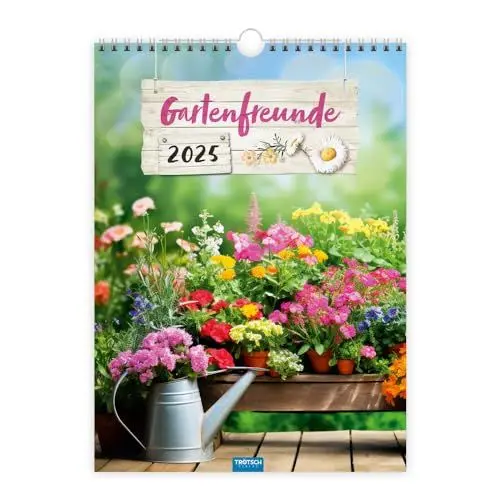 Produktbild: Trötsch Classickalender Gartenfreunde 2025: Wandkalender