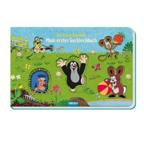 Produktbild: Trötsch Der kleine Maulwurf Mein erstes Gucklochbuch Pappenbuch: Beschäftigungsbuch Spielbuch Entdeckerbuch