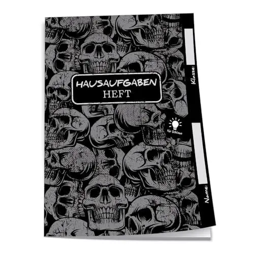 Produktbild: Trötsch Hausaufgabenheft für Schlaue Black: Schulplaner Hausaufgabenheft Timer Terminkalender