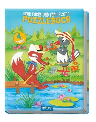 Produktbild: Trötsch Herr Fuchs und Frau Elster Puzzlebuch: Beschäftigungsbuch Entdeckerbuch Puzzlebuch (Unser Sandmännchen)