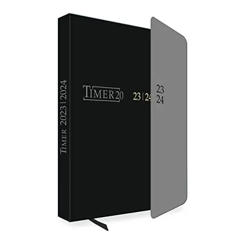 Produktbild: Trötsch Schülerkalender mit Klappe Black 23/24: Schulplaner Hausaufgabenheft Timer Terminkalender