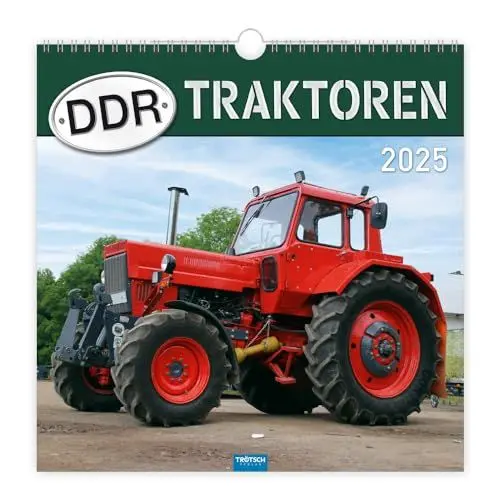 Produktbild: Trötsch Technikkalender DDR-Traktoren 2025: Wandkalender Technikkalender