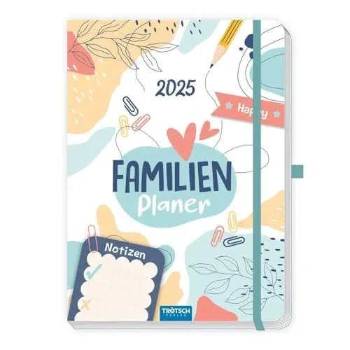 Produktbild: TROTSCH Wochenbuch Familienplaner 2025: A2 Wochenkalender