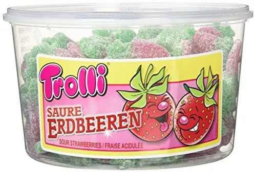 Produktbild: Trolli Saure Erdbeeren (1 x 1.2 kg)