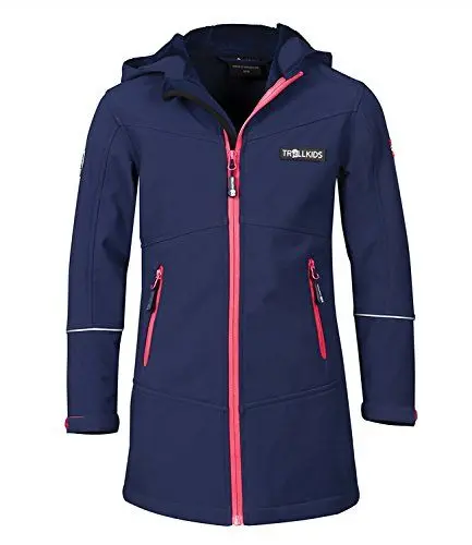 Produktbild: TROLLKIDS Softshellmantel Aurland marine/pink 3 Jahre (98 cm)