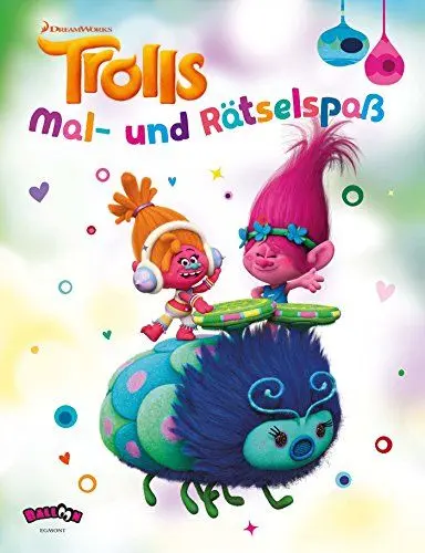 Produktbild: Trolls - Mal- und Rätselspaß