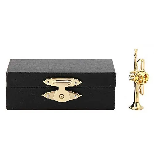Produktbild: trompeten brosche,Pin Trompete,Anstecker Trompete,Trompeten Brosche,Ta Pin,Pin Trompeta,Pin Trompeta Plata,8X16X5,Trompete Pin,Pin Trompete Exquisite Musikinstrumente Form Brosche Frauen Kleid Clip Mi