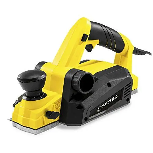 Produktbild: TROTEC Elektrohobel PPLS 10‑750 Handhobel DIY Hobel elektrisch (750 W, Hobelbreite 82 mm, Spantiefe 0 – 3,0 mm, Falztiefe 0 – 15 mm)