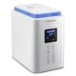 Produktbild: TROTEC Luftbefeuchter B 5 E – Ultraschall Befeuchter mit Ionisator – Räume bis 30 m²/ 75 m³, mit Timer, Luftreiniger, 4 l Tank, Nachtmodus