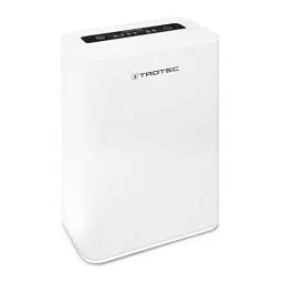 Produktbild: TROTEC Luftentfeuchter elektrisch TTK 52 E – Leistung 16 L/Tag – Fläche 31 m² / 78 m³ – mit Autoabschaltung – für Wohnung und Schlafzimmer
