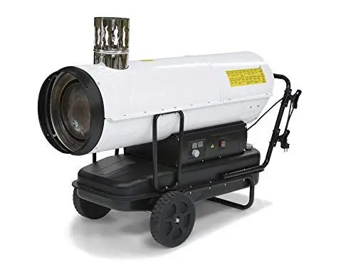 Produktbild: TROTEC Ölheizgebläse IDE 50 – Heizleistung 50 kW – Heizkanone Luftmenge 2000 m³/h – Dieselheizung