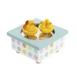 Produktbild: Trousselier 6295001 Spieluhr mit tanzenden Figuren für Kinder, Enten, magnetisch, Musikbox, Musikspieluhr, Mehrfarbig, M