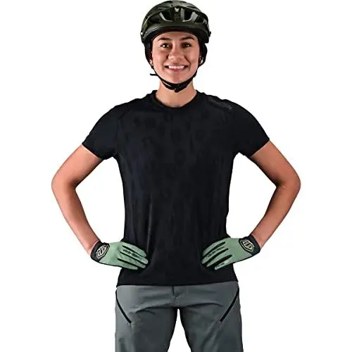 Produktbild: Troy Lee Designs MTB Jersey TLD Lilium aus elastischem und atmungsaktivem Stoff mit kurzen Ärmeln