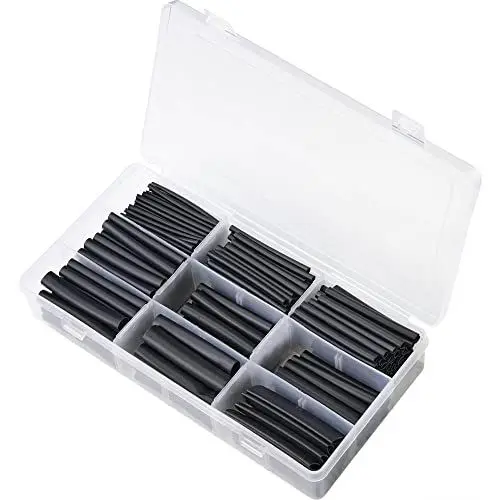Produktbild: TRU Components TC-9508152 Schrumpfschlauchsortiment Schwarz Schrumpfrate:3:1 300 St.