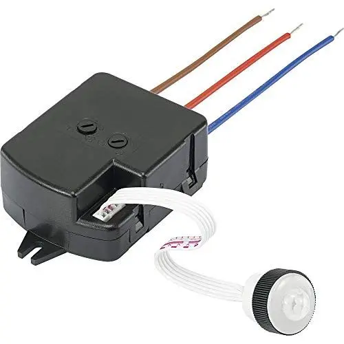 Produktbild: TRU COMPONENTS IR-Bewegungsmelder KMP001-1 230 V/AC 220-240 V/AC 1 Schließer (B x H) 63 mm x 46 mm 1 St.