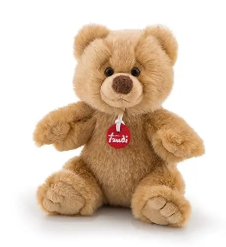 Produktbild: Trudi 51257 Trudini Plüschtier Teddy Bär ca. 12 cm, Größe XS, Flauschiges Stofftier mit weichen Materialien, Plüschfigur mit liebevollen Details, waschbar, Kuscheltier Beige, ca. 12x12x9 cm