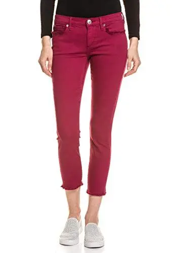 Produktbild: True Religion Damen Casey Crop Skinny Jeans, Rot (Merlot DAA), W25/L34 (Herstellergröße: 25)