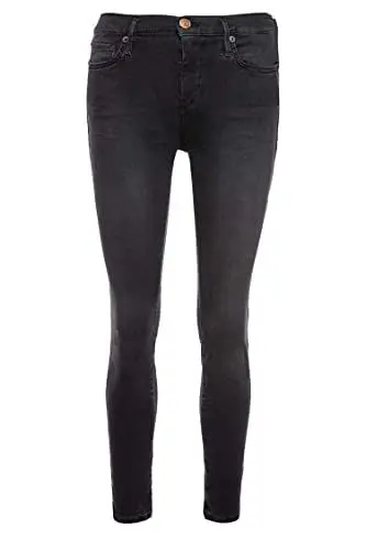 Produktbild: True Religion Damen Halle Light Jeans, Schwarz (Black 1001), 34 (Herstellergröße: 25)