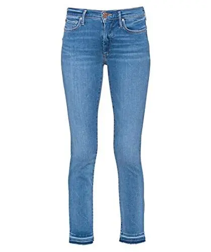 Produktbild: True Religion Damen Halle MODFIT Trueflax Blue Denim Straight Jeans, per Pack Blau (Blue 4646), 42 (Herstellergröße: 32)