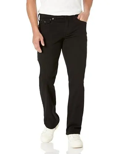 Produktbild: True Religion Herren Ricky Flap Sn 32 Inseam Jeans, 2sb Body Rinse Schwarz, 54