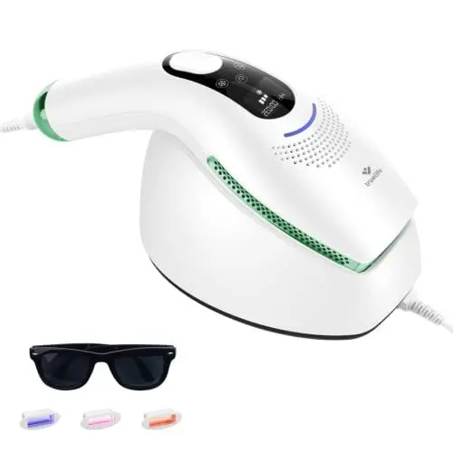 Produktbild: TrueLife BELLE IPL E5 IPL Geräte Haarentfernung Laser mit Kühlsystem, 600.000 Lichtimpulse, 5 Lichtstärken, Schmerzfreie Haarentfernung Laser für alle Körperteile, LCD-Display, Augenschutzsensor