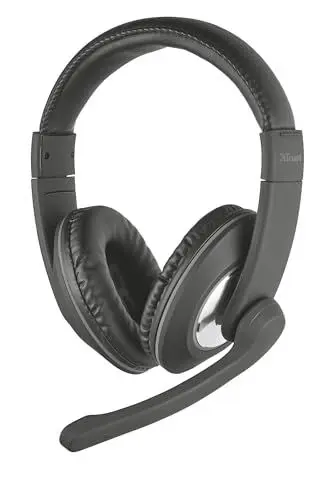 Produktbild: Trust 21662 Reno Headset (für PC und Laptop) schwarz, One Size