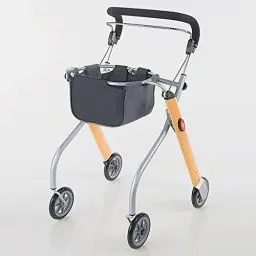 Produktbild: Trust Care 9320 Wohnraum - Rollator Let's Go in Holz/Silber Optik