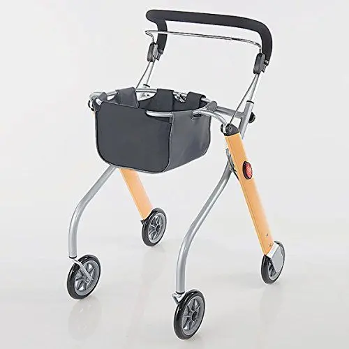 Produktbild: Trust Care 9320 Wohnraum - Rollator Let's Go in Holz/Silber Optik