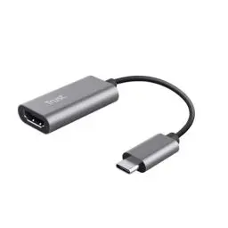 Produktbild: Trust Dalyx USB-C-auf-HDMI-Adapter, Ultra HD 4K Video und Mehrkanal-Audio, für externen HDMI-Bildschirm oder TV-Gerät, PC, MacBook, Chromebook, Laptop