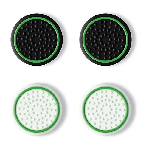 Produktbild: Trust Gaming GXT 267 Analogstick Kappen Joystick (4 Pack), Aufsätze Schutzkappen Controller Thumbstick Griffe, Thumb Grips für Xbox Series X/S Controller Schwarz
