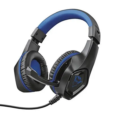 Produktbild: Trust Gaming Headset GXT 404B für PS4 und PS5 - Rana Kabelgebundene Gaming-Kopfhörer mit Flexibles, Abnehmbares Mikrofon und Einstellbarer Kopfbügel für Playstation 4 und 5 - Blau, 23309