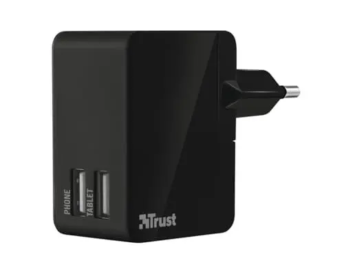 Produktbild: Trust International Reise Ladegerät (2X USB)