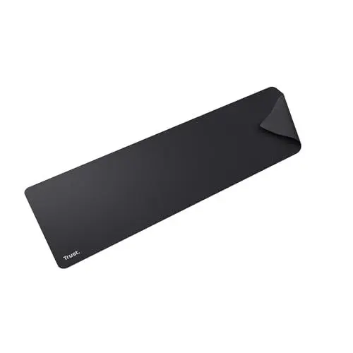 Produktbild: Trust Mauspad XXL 93 cm x 30 cm, Optimierte Oberflächenstruktur, rutschfeste Gummiunterseite, Mousepad für alle Mäuse, Empfindlichkeiten und Sensoren - Schwarz