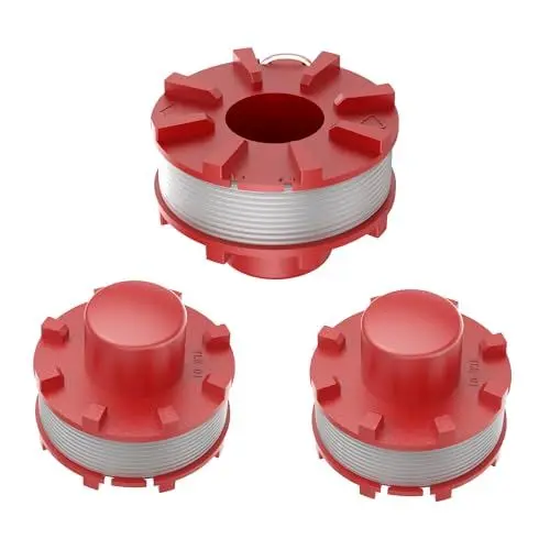 Produktbild: TRUSTLIONTEK Ersatzfadenspule, Kompatibel mit Einhell GE-CT 36/30Li E SOLO,AGILLO 36/255 BL, AGILLO 18/200, Rasentrimmer-Zubehör,ersetzen Einhell 3405096 Ersatzspulen. (3 Ersatzspulen)